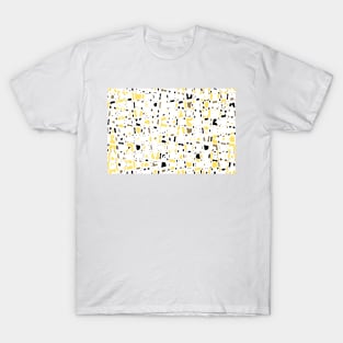 Coffee spots, simple illustration in delicate colors T-Shirt